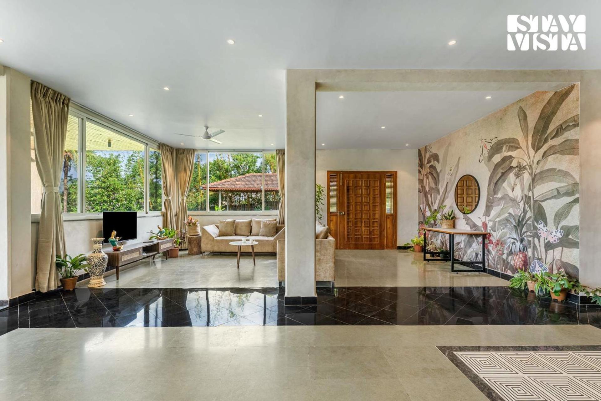 Stayvista At Countryside Meadows With Pool, Ac Poona Buitenkant foto